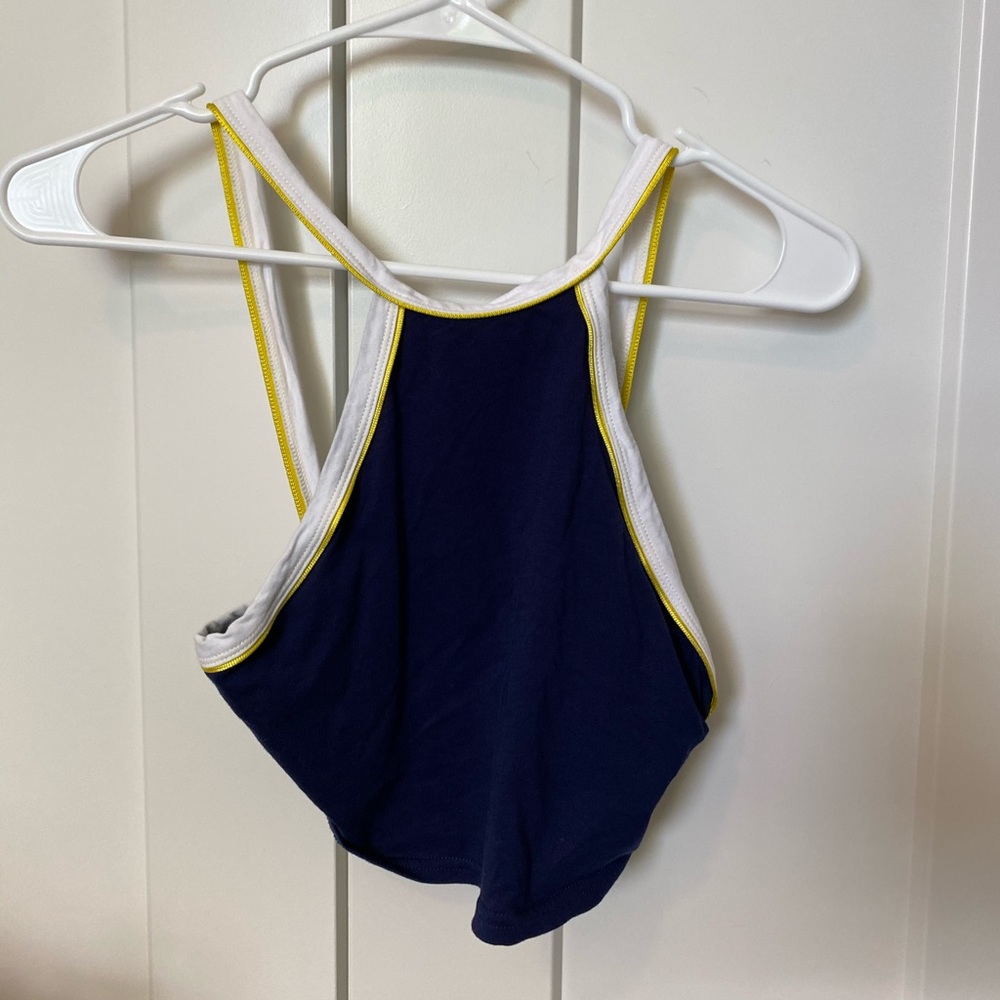 BDG Navy Halter crop top!